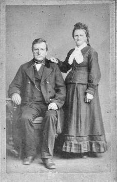 Peter Nikolay Molzen und Frau